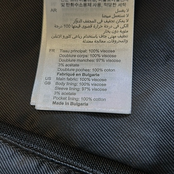 New SANDRO Tailored Blazer Black - Picture 13 of 15